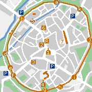 Nördlingen mit gut geschlossenem Altstadtring