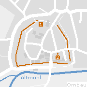 Sehenswertes und Markantes in der Innenstadt von Ornbau