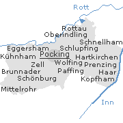 Orete im Stadtgebiet von Pocking