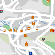 Sehenswertes und Markantes in der Innenstadt oberfränkischen Pottenstein