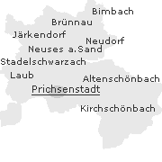 Orte im Stadtgebiet von Prichsenstadt