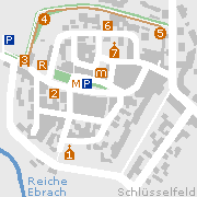 Sehenswertes und Markantes in der Innenstadt von Schlüsselfeld