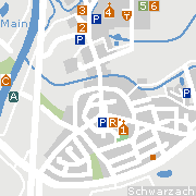 Sehenswertes und Markantes in der Innenstadt von Schwarzach am Main