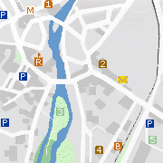 Sehenswertes und Markantes in der Innenstadt von Schwarzenbach an der Saale in Oberfranken