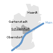 Schweinfurt in Unterfranken, Stadttteile