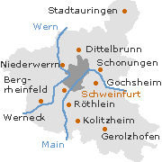 Schweinfurt Kreis in Unterfranken