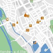 Sehenswertes und Markantes in der Innenstadt von Senden an der Iller