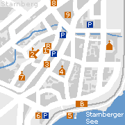 Sehenswertes und Markantes in der Innenstadt von Starnberg