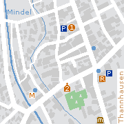 Sehenswertes und Markantes on der Innenstadt von Thannhausen