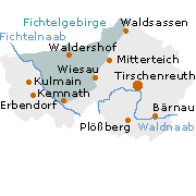 Tirschenreuth Kreis in der Oberpfalt, Bayern