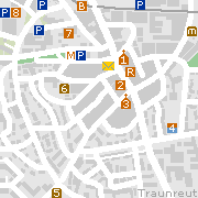 Sehenswertes und Markantes in der Innenstadt von Traunreut