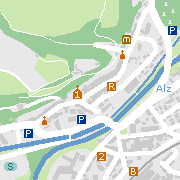 Sehenswertes und Markantes in der Innenstadt von Trostberg