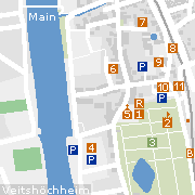 Sehenswertes und Markantes in der Ortszentrum von Veitshöchheim a. Main
