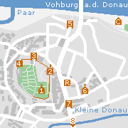 Markantes und Sehenswertes in der Innenstadt von Vohburg an der Donau