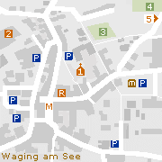 Sehenswertes und Markantes in der Innenstadt von Waging am See