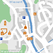 Sehenswertes und Markantes in der Innenstadt oberfränkischen Waischenfeld