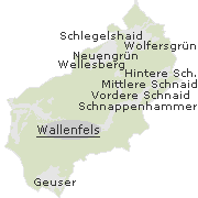 Orte im Stadtgebiet von Wallenfels