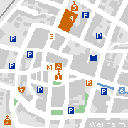 Sehenswertes und Markantes in der Altstadt von Weilheim