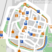 Sehenswertes und Markantes in der Innenstadt von Weißenburg