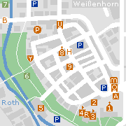 Sehenswertes und Markantes in der Inenstadt von Weißenhorn