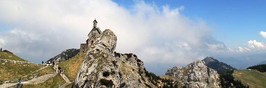 Gemeinde Bayrischzell, Blick zum Wendelsteinmassiv