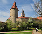 Stadtmauer von Berching vor der Sulz