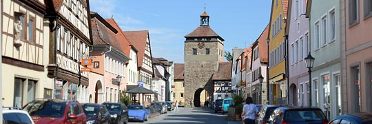 Scheinfeld mit dem Oberen Tor