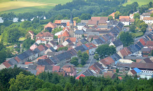 Neustein am rauhen Kulm von oben