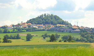 Parkstein, Marktort um einen Vulkankegel