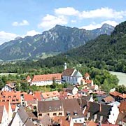 Füssen im Allgäu - Stadtpanorama © ErnstPieber