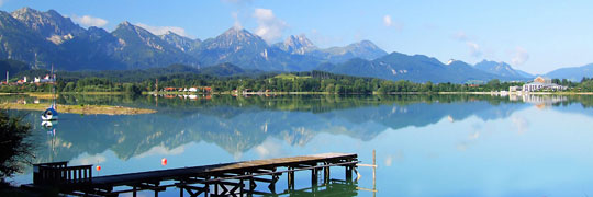 Rieden, Bootssteg am Forggensee © beatuerk