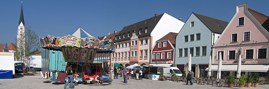 Hauptplatz der Stadt Pfaffenhofen