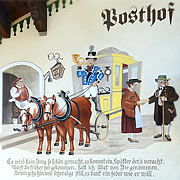 Ruhpolding, Lüftl-Malerei am alten Posthof