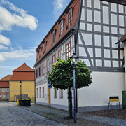 Schlieben, wuchtiges Fachwerk