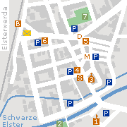 Sehenswertes und Markantes in der Innenstadt von Elsterwerda