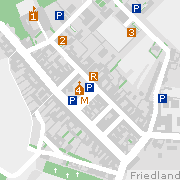 Sehenswertes und Markantes in der Innenstadt von Friedland