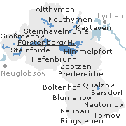 Orte im Stadtgebiet von Fürstenberg an der Havel