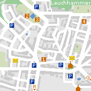 Markantes und Sehenswertes in der Innenstadt von Lauchhammer