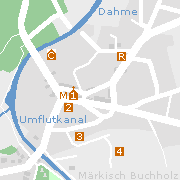 Sehenswertes und Markantes in der Innenstadt von Märkisch Buchholz