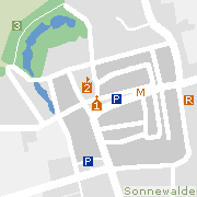 Sehenswertes und Markantes in dr Innenstadt von Sonnewalde