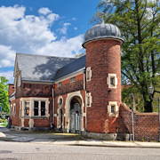 Torhaus bzw. Pförtnerhaus, ein zur Hutfabrik Wilke