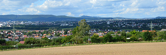 Kassel beidseits der Fulda