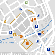 Sehenswertes und Markantes in der Innenstadt von Babenhausen Hess