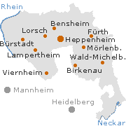 Bergstraße Kreis in Hessen