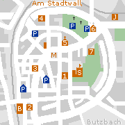 Sehenswertes und Markantes in der Innenstadt von Butzbach in Hessen