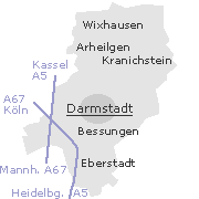 Darmstadt, Stadtteile