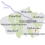 Sehenswertes und Markantes in der Innenstadt von Diemelstadt