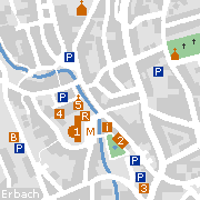 Sehenswertes und Markantes in der Innenstadt von Ebach im Odenwald