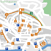 Sehenswürdigkeiten in der Innenstadt von Gelnhausen