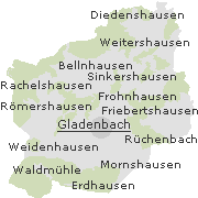 Sehenswertes und Markantes in der Innenstadt von Gladenbach in Hessen